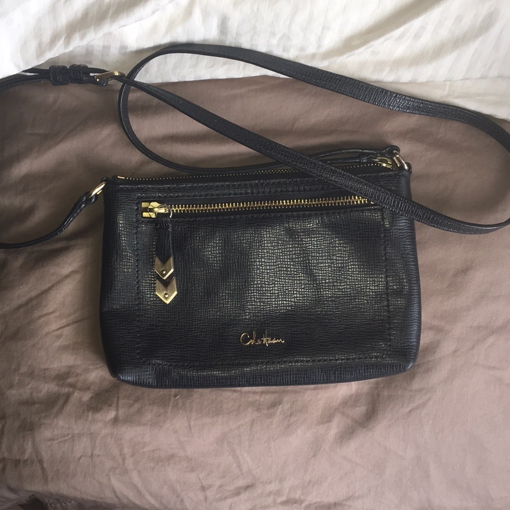 Authentic Cole Haan black leather purse